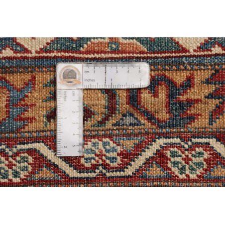Tappeto Kazak Fine Pakistan bianco marrone 277x374