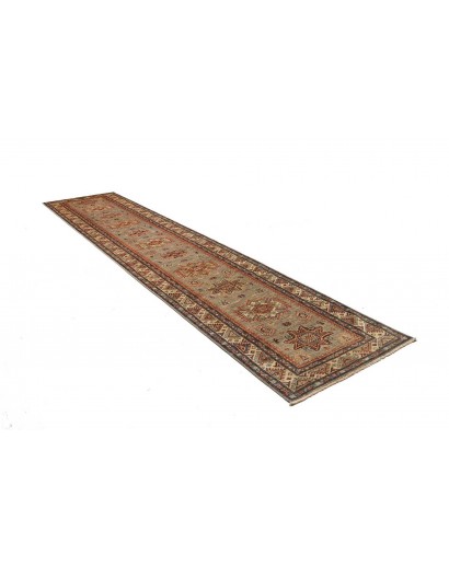 Tappeto Kazak Fine Pakistan marrone 86x413