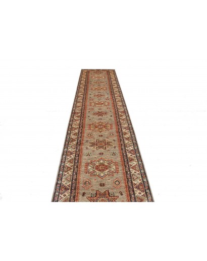 Tappeto Kazak Fine Pakistan marrone 86x413