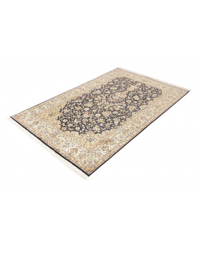Tappeto Kashmir India marrone grigio 121x190
