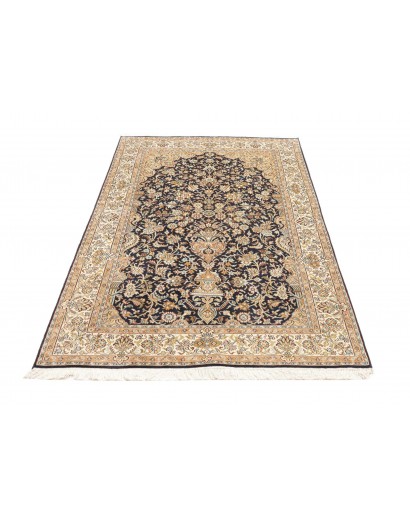 Tappeto Kashmir India marrone grigio 121x190