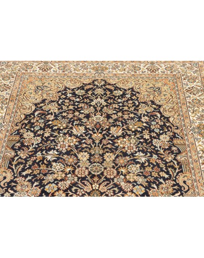 Tappeto Kashmir India marrone grigio 121x190