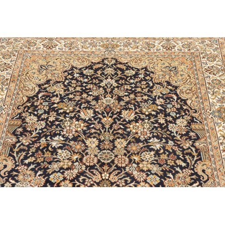 Tappeto Kashmir India marrone grigio 121x190