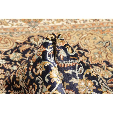Tappeto Kashmir India marrone grigio 121x190