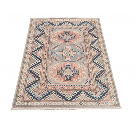 Tappeto Kazak Afghanistan beige grigio 82x124