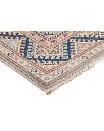 Tappeto Kazak Afghanistan beige grigio 82x124
