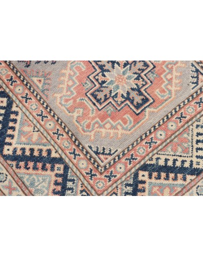 Tappeto Kazak Afghanistan beige grigio 82x124