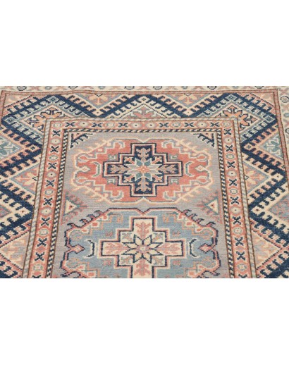 Tappeto Kazak Afghanistan beige grigio 82x124