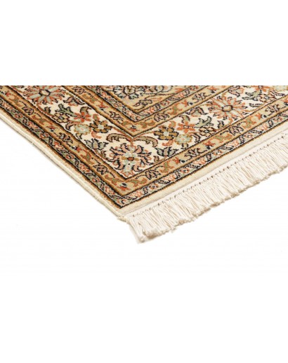 Tappeto Kashmir India marrone verde 78x272