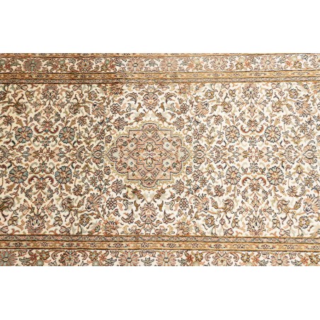 Tappeto Kashmir India marrone verde 78x272