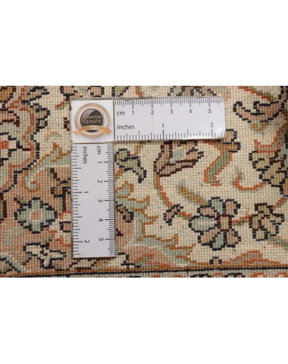 Tappeto Kashmir India marrone verde 78x272