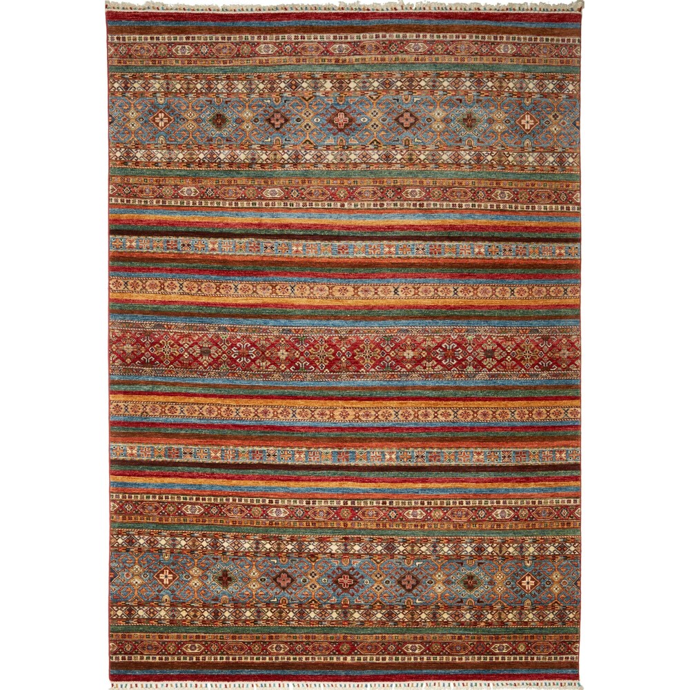 Tappeto Samarkand Pakistan marrone giallo 210x297