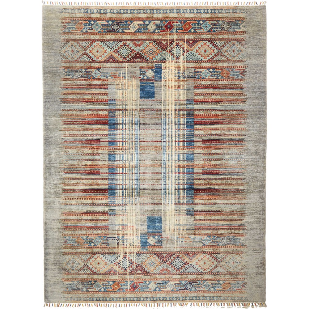 Tappeto Siva Pakistan azzurro 210x280 Tappeto Siva Pakistan azzurro 210x280