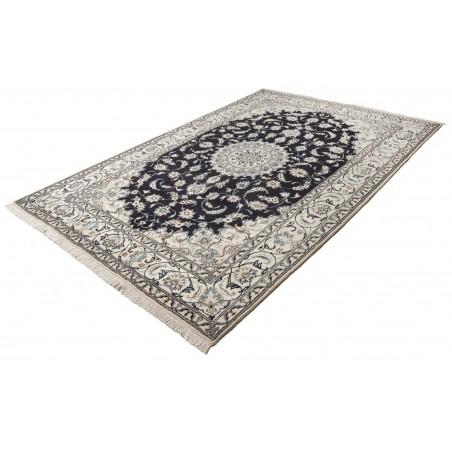 Tappeto Nain Kashmar Persia grigio 196x302
