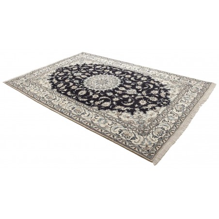 Tappeto Nain Kashmar Persia grigio 196x302