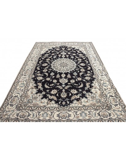 Tappeto Nain Kashmar Persia grigio 196x302