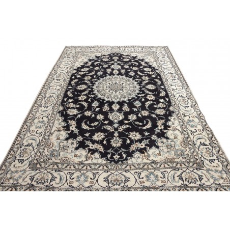 Tappeto Nain Kashmar Persia grigio 196x302