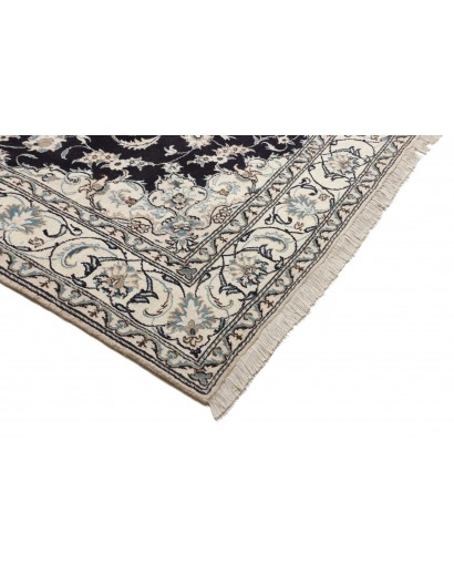 Tappeto Nain Kashmar Persia grigio 196x302