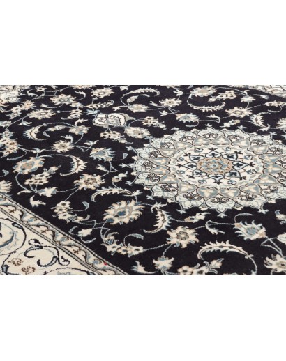 Tappeto Nain Kashmar Persia grigio 196x302