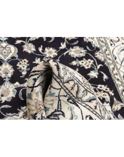 Tappeto Nain Kashmar Persia grigio 196x302