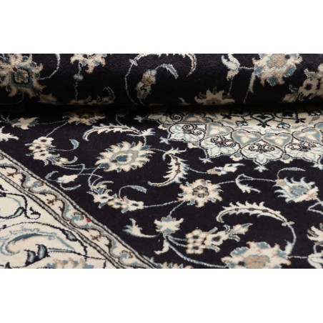 Tappeto Nain Kashmar Persia grigio 196x302