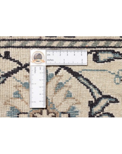 Tappeto Nain Kashmar Persia grigio 196x302