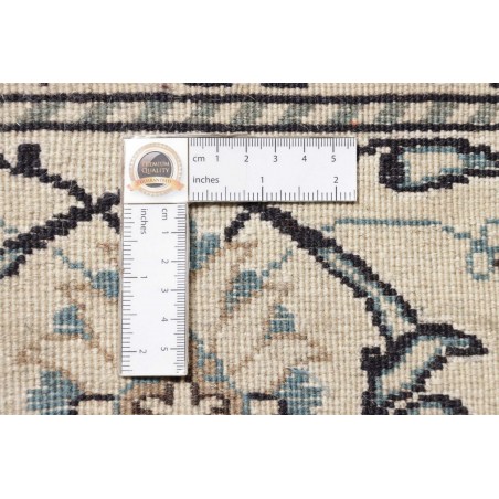 Tappeto Nain Kashmar Persia grigio 196x302