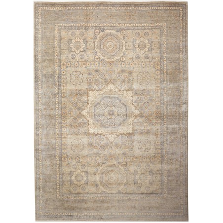 Tappeto Mamlouk Pakistan marrone bianco 242x345