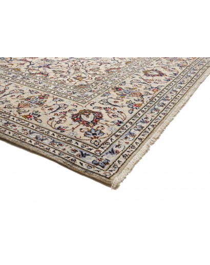 Tappeto Kashan Persia bianco grigio 244x363