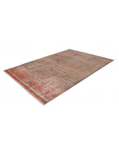 Tappeto Samarkand Pakistan marrone grigio 201x284