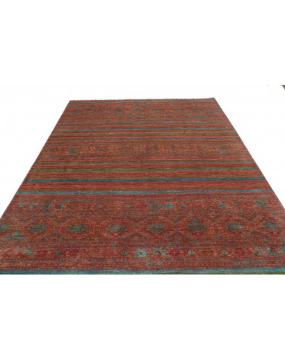 Tappeto Samarkand Pakistan marrone grigio 201x284