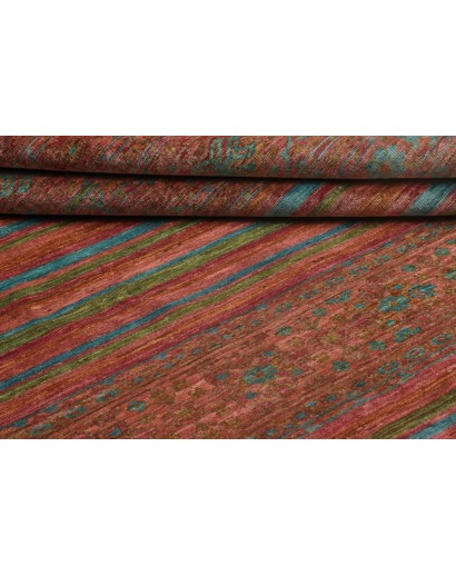 Tappeto Samarkand Pakistan marrone grigio 201x284