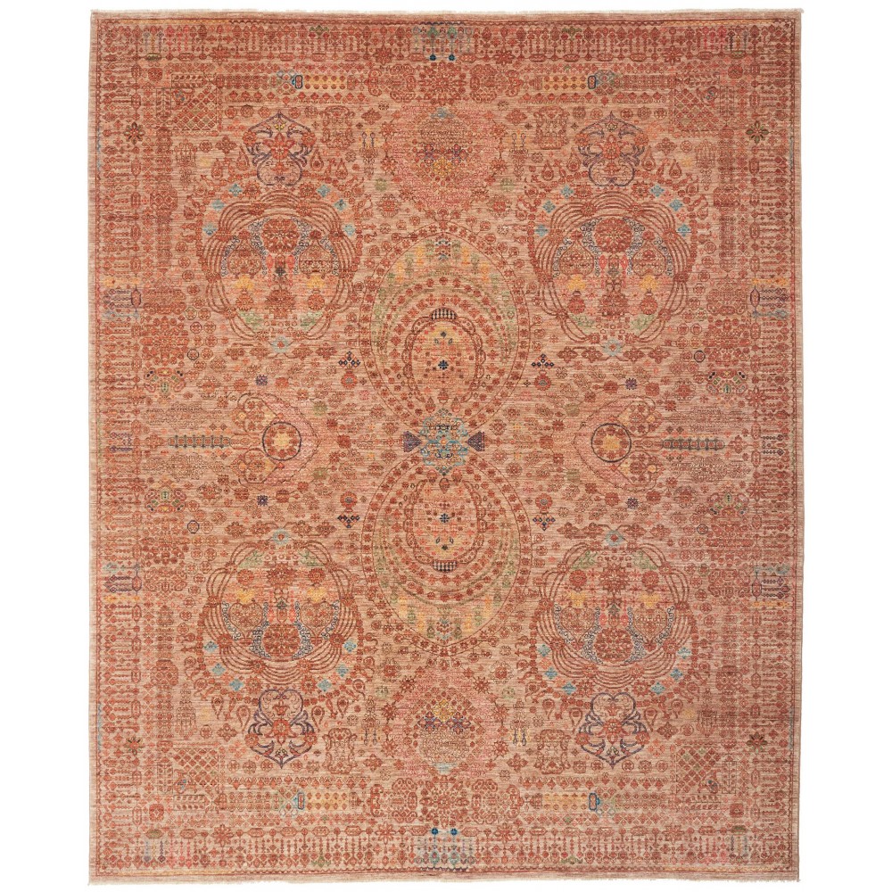 Tappeto Shahi Fine Pakistan marrone rosso 249x299 Tappeto Shahi Fine Pakistan marrone rosso 249x299