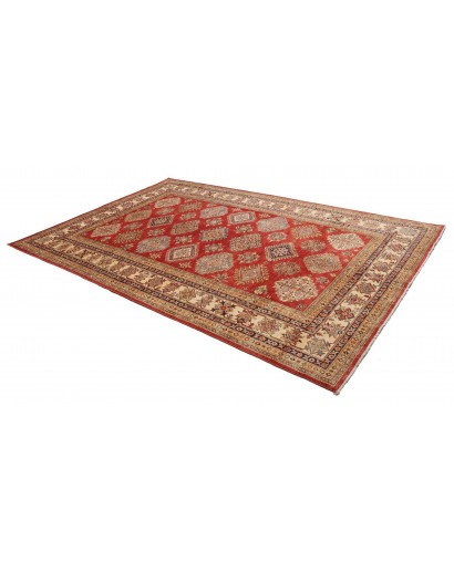Tappeto Kazak Fine Pakistan rosso giallo 200x296
