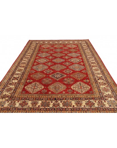 Tappeto Kazak Fine Pakistan rosso giallo 200x296