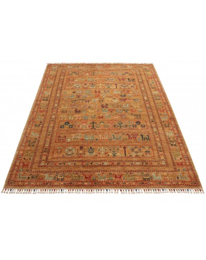 Tappeto Rubin Pakistan arancione marrone 154x198