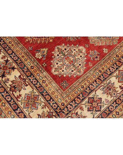 Tappeto Kazak Fine Pakistan rosso giallo 200x296