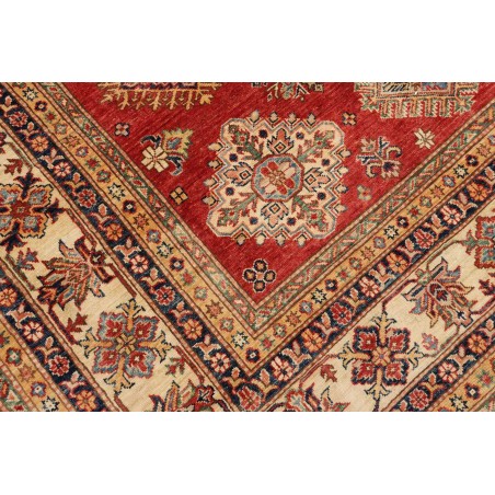 Tappeto Kazak Fine Pakistan rosso giallo 200x296