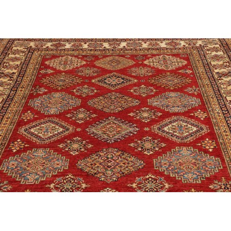 Tappeto Kazak Fine Pakistan rosso giallo 200x296