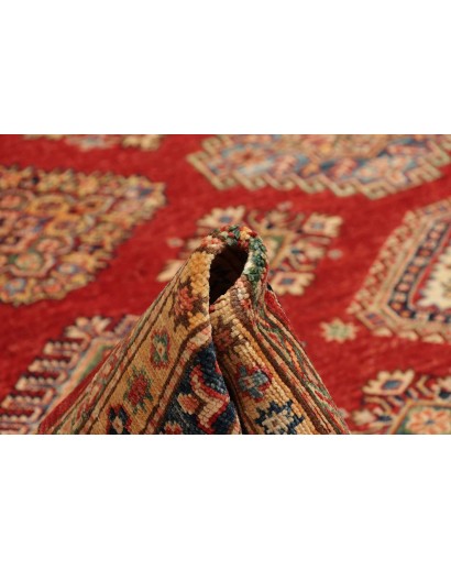 Tappeto Kazak Fine Pakistan rosso giallo 200x296