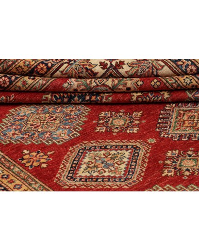 Tappeto Kazak Fine Pakistan rosso giallo 200x296