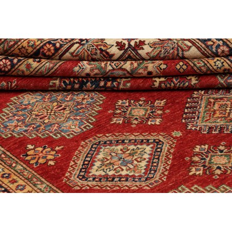 Tappeto Kazak Fine Pakistan rosso giallo 200x296