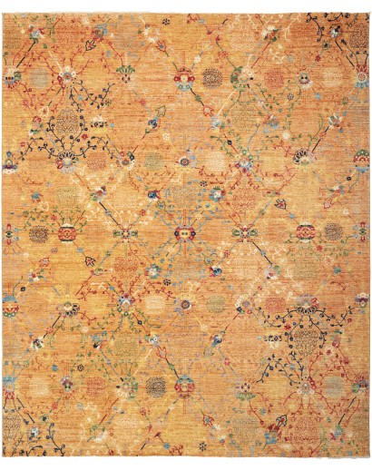 Tappeto Shahi Fine Pakistan arancione marrone 250x304