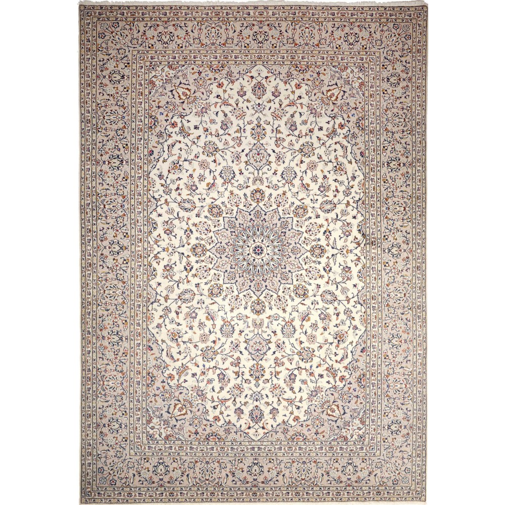 Tappeto Kashan Persia bianco 240x357