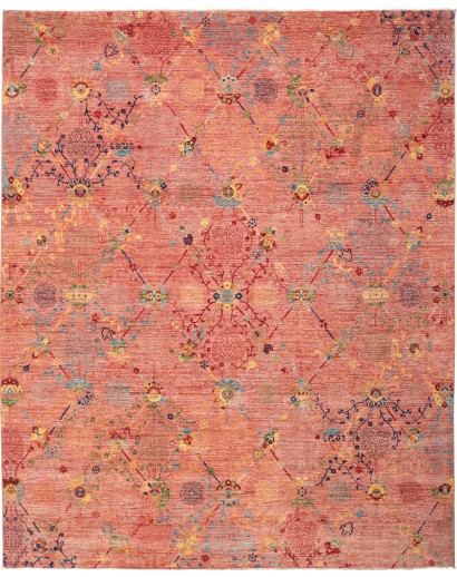Tappeto Shahi Fine Pakistan arancione rosso 245x306