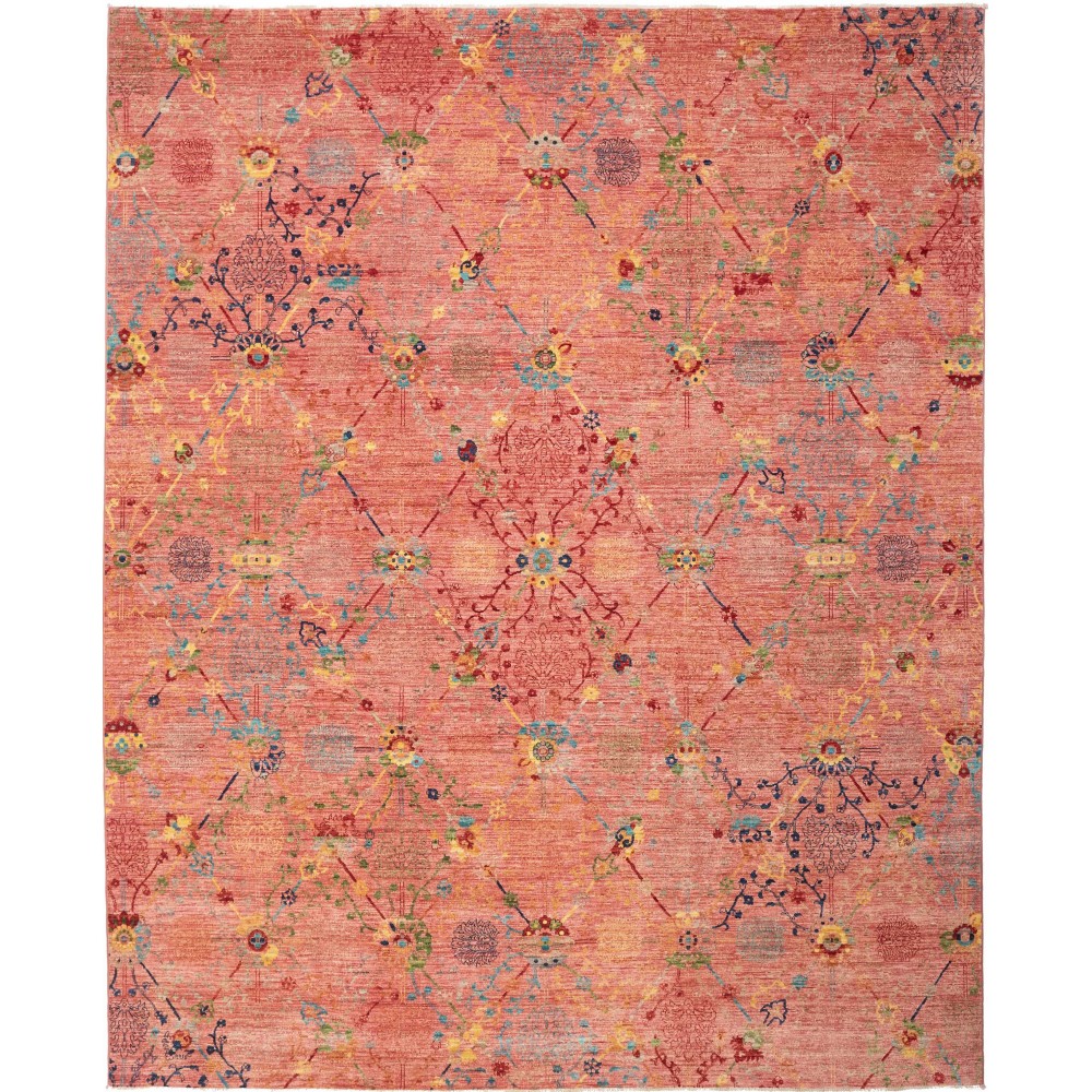 Tappeto Shahi Fine Pakistan arancione rosso 245x306 Tappeto Shahi Fine Pakistan arancione rosso 245x306