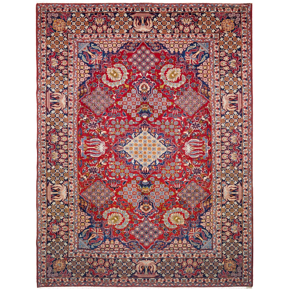 Tappeto Nadjafabad Persia marrone grigio 298x403