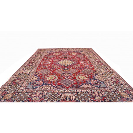 Tappeto Nadjafabad Persia marrone grigio 298x403