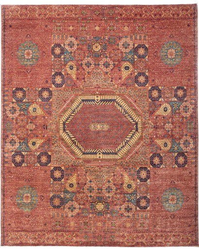 Tappeto Mamlouk Pakistan rosso 245x306