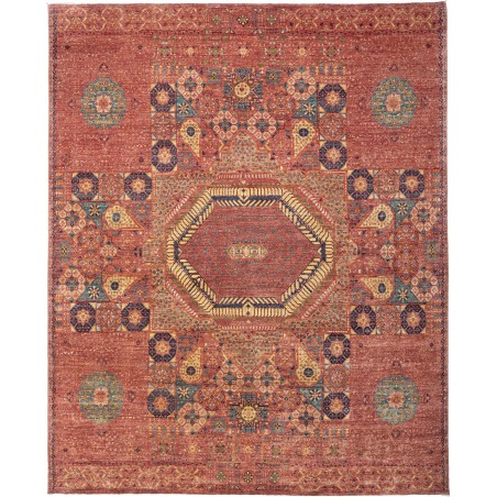 Tappeto Mamlouk Pakistan rosso 245x306